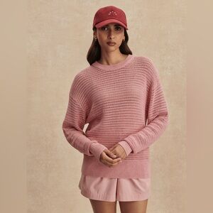 Varley Kershaw Knit Sweater in Brandy Rose Size XS